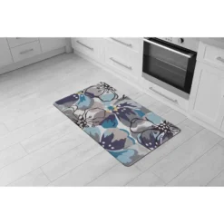 World Rug Gallery Modern Large Floral Anti Fatigue Standing Mat -Decor Vista GUEST 3ea02f87 d8da 4a54 80c5 6ccaa2f304c1