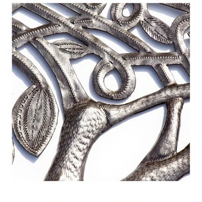Global Crafts Celtic Tree Of Life Haitian Steel Drum Wall Art 4 Global Crafts Celtic Tree Of Life Haitian Steel Drum Wall Art - Image 2