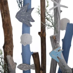 20" X 12" Sea Dive Ocean Motif Wooden Shadow Box Table Top Wall Sculpture Gray - StyleCraft -Decor Vista GUEST 40198365 fe65 4f5d a747 a2756154d5cb