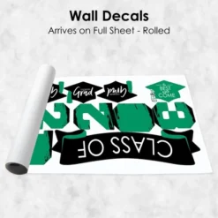 Big Dot Of Happiness Green Class Of 2023 Graduation Party Wall Decals Set Of 20 -Decor Vista GUEST 406c40aa cc13 41c3 b93b 917f5c705ac9