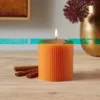 Ribbed Pillar Pumpkin Spice Candle - Threshold™ -Decor Vista GUEST 409ae1ea b3ec 4015 81c1 19b6ed2b7996