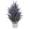 Nearly Natural 22-in Lavender In White Planter Artificial Plant 1 Nearly Natural 22-in Lavender In White Planter Artificial Plant -Decor Vista GUEST 40d7baf5 a8cd 430d 9e8a e657c28a9e8e