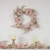 Northlight Champange And Pink Flower Wreath, 24-Inch, Unlit 2 Northlight Champange And Pink Flower Wreath, 24-Inch, Unlit -Decor Vista GUEST 42c2236a 1fa0 464b 9331 4892fc30aa08