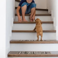 World Rug Gallery Bohemian Design Geometric Non-Slip Stair Treads -Decor Vista GUEST 434d6de2 7e75 4c20 9bf1 cab077f8d54b