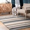 Nuloom Malani Bengal Striped 5x8 Indoor Area Rug For Living Room Bedroom Dining Room Kitchen, Beige/Ivory -Decor Vista GUEST 43ad933d e28b 4e4c 8a9b 8e1b6c47a6ed