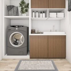 World Rug Gallery Frame Textline Anti-Fatigue Standing Mat -Decor Vista GUEST 4435ad85 de8e 4dcf 88de 35d7aac8a3b4