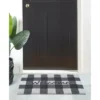 Kate Aurora All Season Black & White Plaid Country Farmhouse Coir Bristled Outdoor All Season Welcome Mat - 18"x30" 2 Kate Aurora All Season Black & White Plaid Country Farmhouse Coir Bristled Outdoor All Season Welcome Mat - 18"x30" -Decor Vista GUEST 4682cddf 2837 460b 87a2 ff33ec872563
