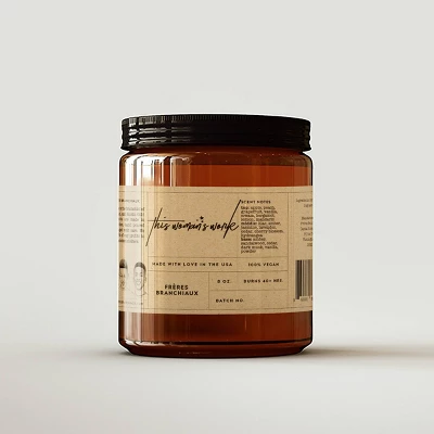 This Woman's Work Candle - Freres Branchiaux 6 This Woman's Work Candle - Freres Branchiaux - Image 4