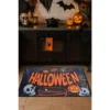 Home Mart Goods Halloween Orange Black Non-Slip Washable Low Pile Kitchen Mat Entrance Door Mat - 31" X 19"