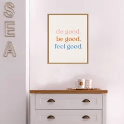 16" X 20" Do Good By Laura Marshall Framed Canvas Wall Art Light Brown - Amanti Art 13 16" X 20" Do Good By Laura Marshall Framed Canvas Wall Art Light Brown - Amanti Art -Decor Vista GUEST 48af799a bcb8 44d3 9374 810013709c64