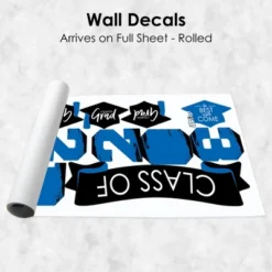 Big Dot Of Happiness Blue Class Of 2023 Graduation Party Wall Decals Set Of 20 -Decor Vista GUEST 48f0cbf7 8ac6 4d3f 927c 89fe33946b19