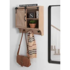 18" X 8" X 20" Decorative Farmhouse Cabinet - Kate & Laurel All Things Decor -Decor Vista GUEST 4a64f06d 3115 4e7b a2e4 b51a2bcd34cd