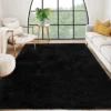 4x6 Ultra Soft Plush Carpet ¨C Navy Blue Fluffy Washable Area Rug ¨C Non-Slip Kids Room Rug Cozy Throw For Boys Girls Dorm Decor -Decor Vista GUEST 4af0a5ae 45a8 47f3 b093 683367b283d2