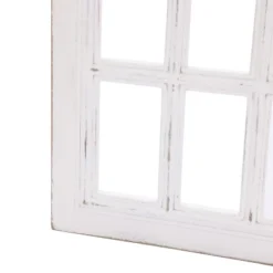 LuxenHome Distressed White Wood Vintage Arched Window Wall Home Decor 18 LuxenHome Distressed White Wood Vintage Arched Window Wall Home Decor -Decor Vista GUEST 4d0acef1 1b8c 4187 bac0 662d9f8e09e9