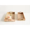 Set Of 2 Mango Wood Trays Brown - Storied Home -Decor Vista GUEST 4dad10da 211f 4db1 9bae 7f75c130183a