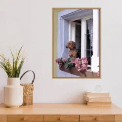 16" X 23" How Much Is That Dachshund In The Window? By Ric Ergenbright Danita Delimont Framed Canvas Wall Art - Amanti Art 13 16" X 23" How Much Is That Dachshund In The Window? By Ric Ergenbright Danita Delimont Framed Canvas Wall Art - Amanti Art -Decor Vista GUEST 4f621b24 6c82 4573 bc68 11bece785b69