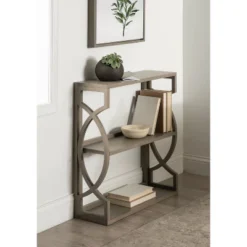 25" X 28" Raines Wood Decorative Wall Shelf Gray - Kate & Laurel All Things Decor -Decor Vista GUEST 504b019d 2454 4662 b5eb 0a6cb64322b8