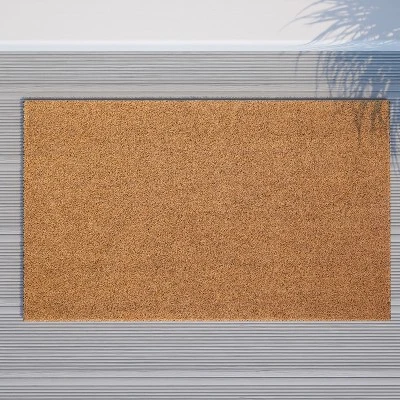 Emma And Oliver Weather Resistant Coir Doormat With Anti-Slip Rubber Backing For Indoor/Outdoor Use 4 Emma And Oliver Weather Resistant Coir Doormat With Anti-Slip Rubber Backing For Indoor/Outdoor Use - Image 2