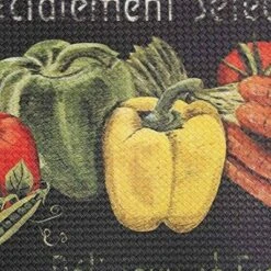 36" X 20" PVC Les Legumes Anti-Fatigue Kitchen Floor Mat - J&V Textiles: Cushion Mat, Stain-Resistant, Indoor/Outdoor Use -Decor Vista GUEST 52007b5f 5313 40ff bb44 0572b3a5d8bc