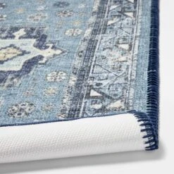 Vintage Persian Medallion Kitchen Rug Blue - Threshold™ -Decor Vista GUEST 542826fe 714b 49ea bc14 c43a2adfca20