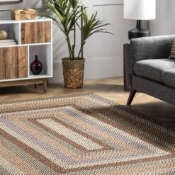 NuLOOM Gwyneth Braided Borders Indoor And Outdoor Patio Area Rug -Decor Vista GUEST 5433c7c6 8503 4309 9374 5661bac53252
