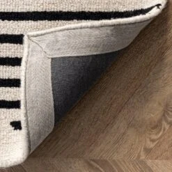 5'x8' Flynn Handmade Contemporary Wool Area Rug Ivory - NuLOOM -Decor Vista GUEST 54434b77 2e10 45b2 93ae 93b15302f591