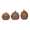Transpac Resin Harvest Pumpkin Figurine Set Of 3 Fall Home Decorations For Autumn And Thanksgiving -Decor Vista GUEST 56dc6a76 848f 430e a81b eea77347101f