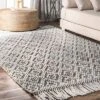 NuLOOM Hand Woven Darlene Tassel Area Rug -Decor Vista GUEST 5816936d 80fc 4468 9fe4 c8af5290d0fc