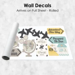 Big Dot Of Happiness World Awaits - Peel And Stick Map Vinyl Wall Art Stickers - Wall Decals - Set Of 20 -Decor Vista GUEST 58ce3393 c64e 4f37 919e 1bf00f4dd058