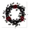Nearly Natural 24” Eyeball Rose Halloween Artificial Wreath -Decor Vista GUEST 58e3c6e5 0cae 4a1b 8640 eeb29e5a4e9f