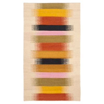 Laila Dhurrie Stripe Area Rug - Safavieh 5 Laila Dhurrie Stripe Area Rug - Safavieh - Image 3