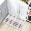 World Rug Gallery Plaid Anti-Fatigue Standing Mat -Decor Vista GUEST 595e5288 a553 4eb1 8ee8 cfb64d3c44b9