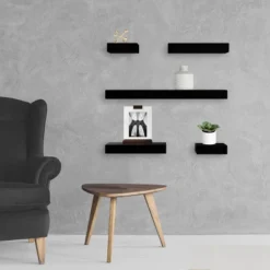 5pc Modern Wall Shelf Set - Project 62™ -Decor Vista GUEST 5a1df12f 8662 4e56 a25e 35969189d6bb