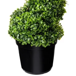 Forever Leaf 36" Spiral Boxwood In Black Pot (2 Pack), Indoor Artificial Plant For Home Decor -Decor Vista GUEST 5a803707 3072 4a34 9538 092038a57cf3