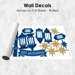 Big Dot Of Happiness Ramadan - Peel And Stick Eid Mubarak Vinyl Wall Art Stickers - Wall Decals - Set Of 20 -Decor Vista GUEST 5afc830a 3a52 4d9b b8a5 5ea441483e87