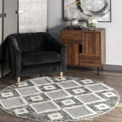 NuLOOM Journey Shaggy Checkered Tiles Tassel Area Rug -Decor Vista GUEST 5b34ee2d 09e4 493d 8429 68f260215c8d