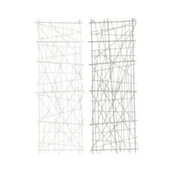 Set Of 2 Metal Geometric Overlapping Lines Wall Decors - CosmoLiving By Cosmopolitan -Decor Vista GUEST 5b5a2f9b 92c7 4eef 9aa2 c9a5d5a4f40b