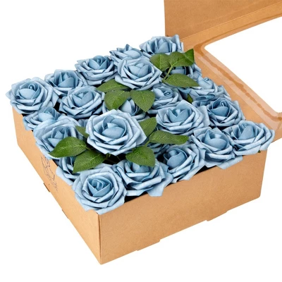 RCZ Décor Artificial Foam Roses For Decoration, Attractive Fake Flowers For DIY Wedding Centerpieces, Includes: 50 Roses With Stems And 20 Leaves 12 RCZ Décor Artificial Foam Roses For Decoration, Attractive Fake Flowers For DIY Wedding Centerpieces, Includes: 50 Roses With Stems And 20 Leaves - Image 10