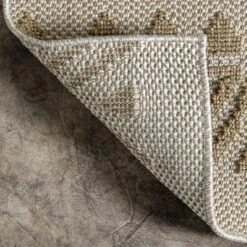 Nuloom Lorri Geometric 5x8 Indoor/Outdoor Area Rug For Living Room Patio Deck Front Porch Kitchen, Beige/Ivory -Decor Vista GUEST 5d8d6271 6959 451e b250 09f2231e2ac0