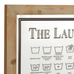 Farmhouse Metal Sign Laundry Wall Decor White - Olivia & May -Decor Vista GUEST 5d9843cf 4280 4b06 bcc8 6f7282509785