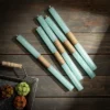 Sea Foam Timber Tapers - Set Of 12 -Decor Vista GUEST 5ef6a034 fcd6 4e4e 8e34 25245488d1be