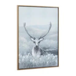 Modern Farmhouse Polystone Deer Framed Wall Art Gray - Olivia & May -Decor Vista GUEST 5fd3e720 731e 4444 baee d28818f3b700