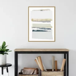 22" X 30" Boulevard I By PI Studio Framed Canvas Wall Art Gold - Amanti Art -Decor Vista GUEST 5fe763b4 fef5 4a97 bf20 adfc9161a858