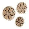 Set Of 3 Seagrass Plate Handmade Basket Wall Decors Brown - Olivia & May -Decor Vista GUEST 60381ca3 1838 4b7f a2e1 e711569eab79