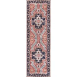 NuLOOM Amber Machine Washable Floral Aztec Area Rug -Decor Vista GUEST 60a453e5 390d 4ea8 8906 10f50d34f3f4