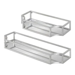 2pc Ciel Metal Wall Shelf Set - Kate & Laurel All Things Decor -Decor Vista GUEST 62fdbdd6 a939 4afc adbf 5d4afc8bd0bc