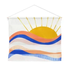 SunshineCanteen Sunrise Surf Fiber Wall Art - Society6 -Decor Vista GUEST 63d07c3f 7561 4afe 9e2d 7061c01565e0