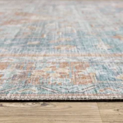 Marcel Bohemian Border Medallion Area Rug Orange/Blue - Captiv8e Designs 15 Marcel Bohemian Border Medallion Area Rug Orange/Blue - Captiv8e Designs -Decor Vista GUEST 63fdeb9a 0e8c 464e b0f9 d861df25000c