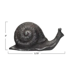 Storied Home Cast Metal Snail Accent Décor, Rust -Decor Vista GUEST 6471b036 ef5b 4463 9f3f 71a20f765e2f