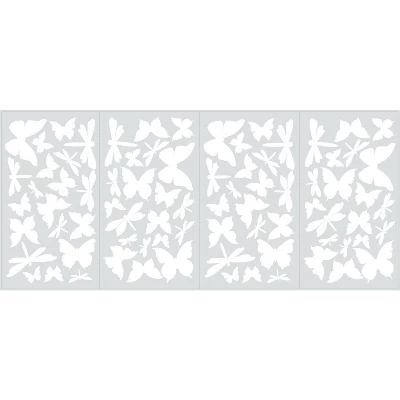 Butterflies And Dragonflies Glow In The Dark Wall Decal White - RoomMates 4 Butterflies And Dragonflies Glow In The Dark Wall Decal White - RoomMates - Image 2